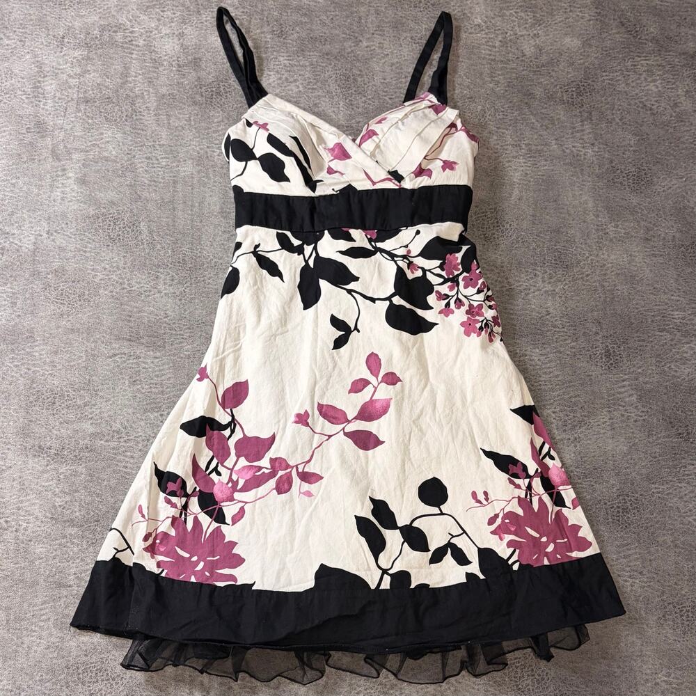 Y2k Speechless Floral Sleeveless Tulle Mini Dress